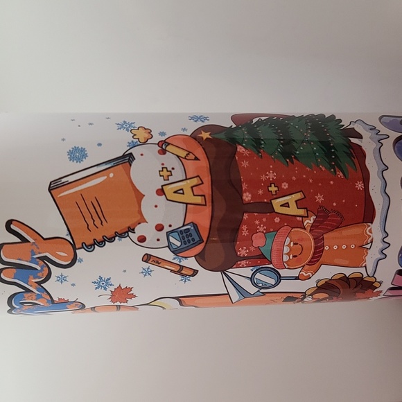 TEACHER STUDENT- HalloThanksMas SS Tumbler -Halloween Thanksgiving Christmas - Picture 3 of 7